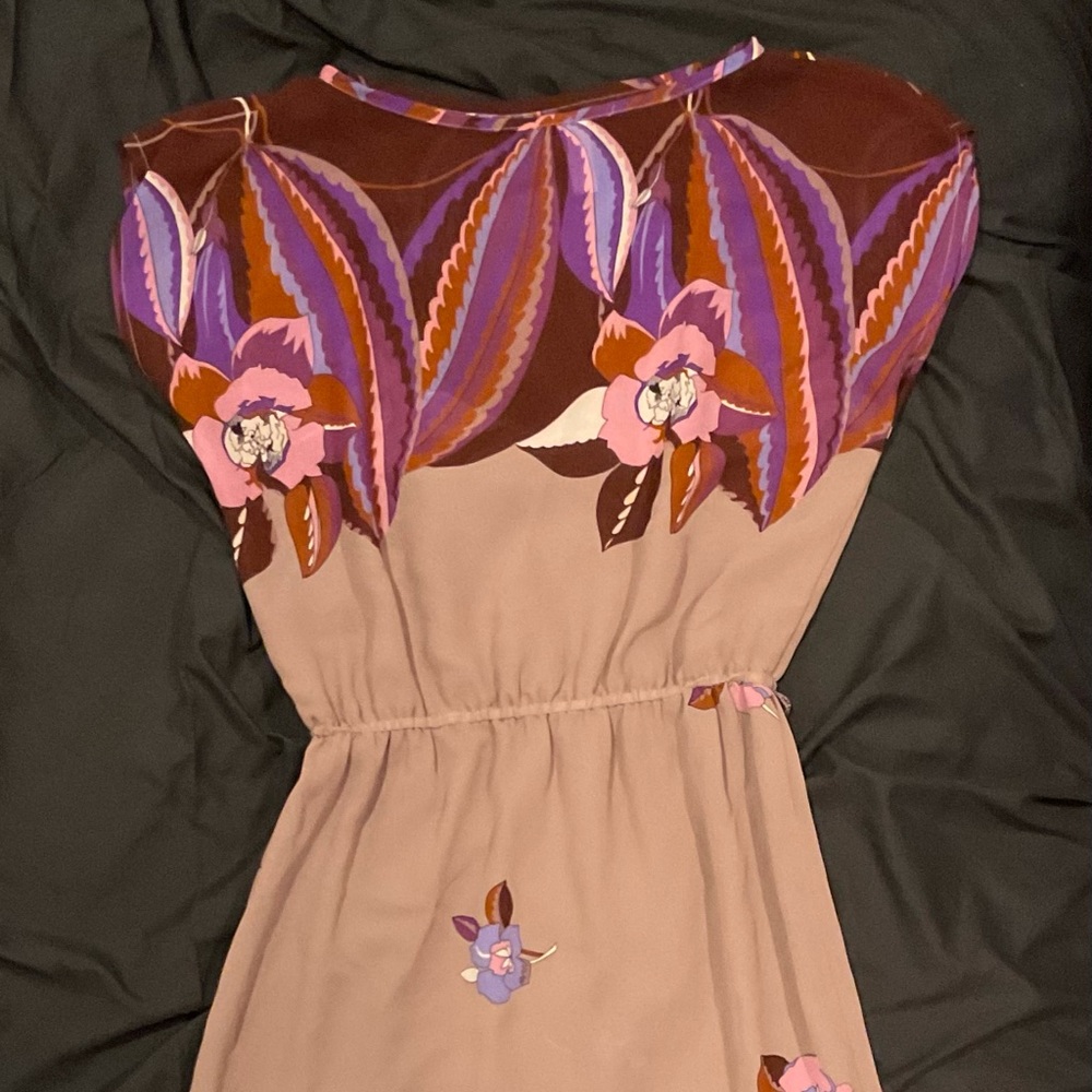 Sheer short sleeve wrap dress